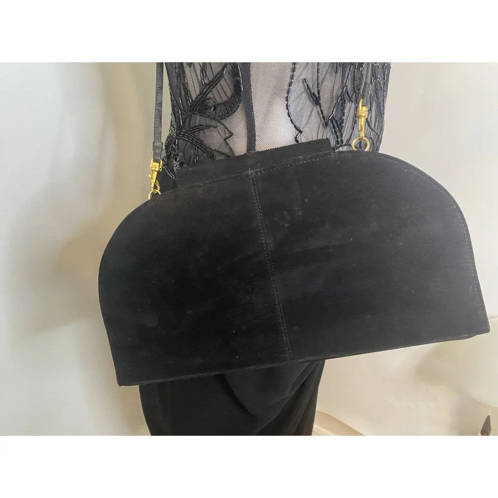 Jasmin Genuine Suede Leather Snakeskin Vintage‎ Crossbody Clutch Bag Hong Kong